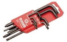 ÉTUI DE 8 CLÉS MÂLES TAMPER TORX, CRV SUR CARTE thumbnail